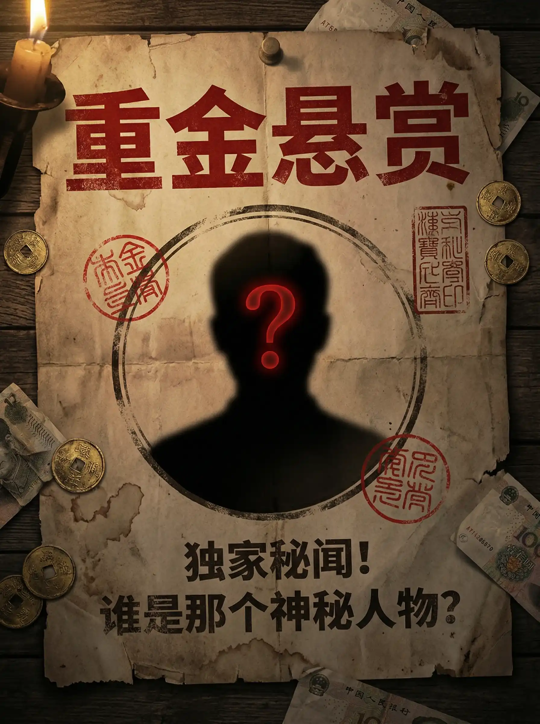 布衣状元 - 重金悬赏线索征集令